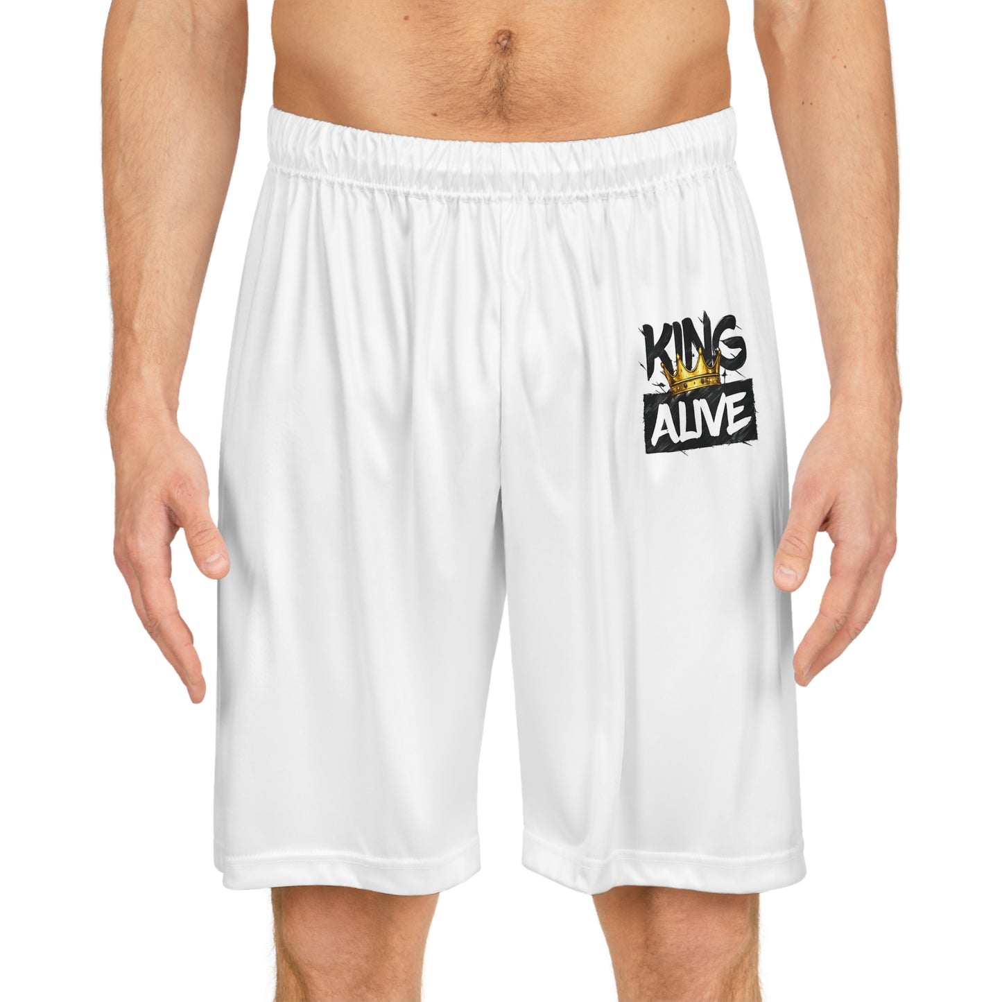 King Alive Basketball Shorts — Athletic AOP Sportswear