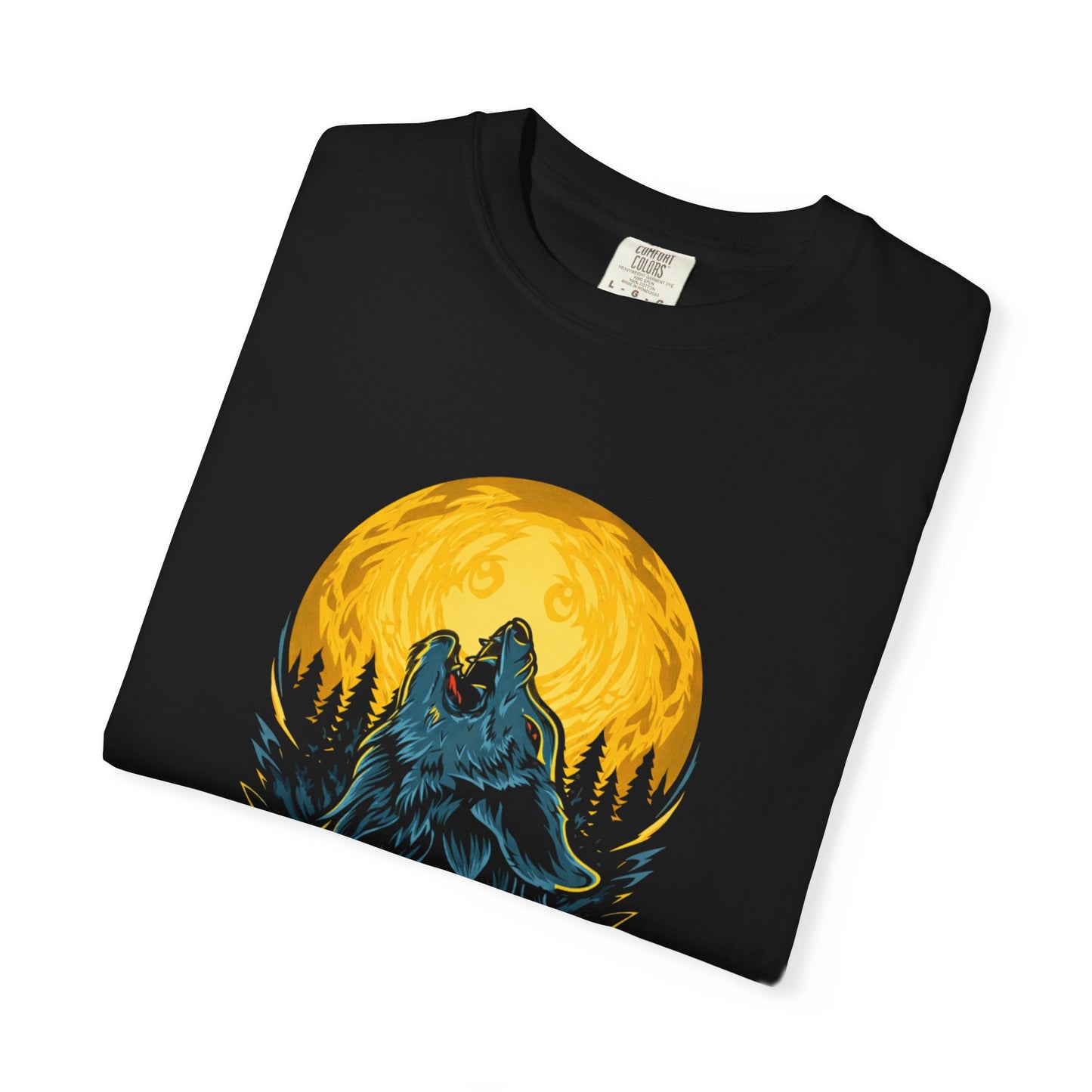 Howling Wolf T-Shirt — Vintage Moon Graphic Tee