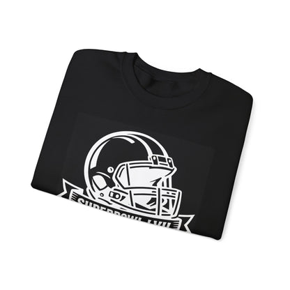 Flu-Like Symptoms Football Helmet Crewneck Sweatshirt | Superbowl LVII Design