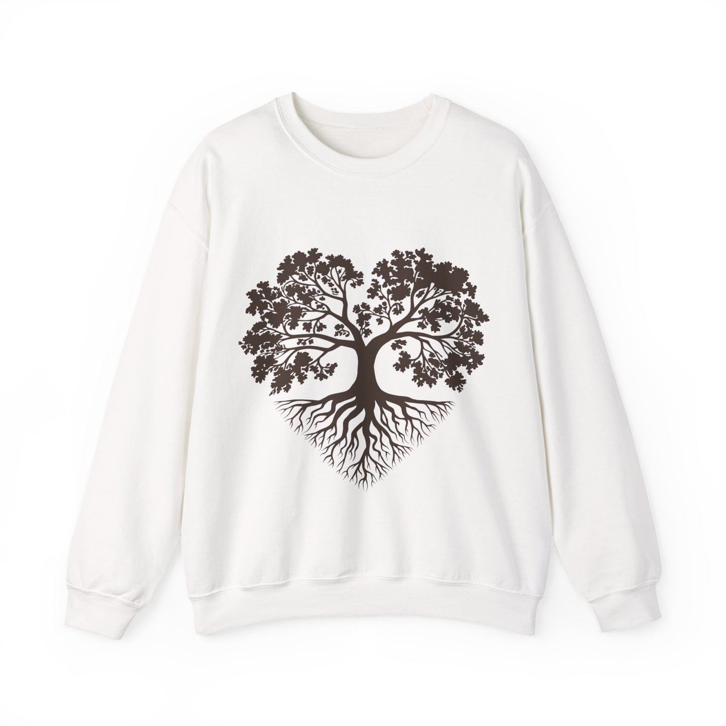 Tree of Life Sweatshirt — Heart-Shaped Roots & Branches Crewneck | Sweat Shirt