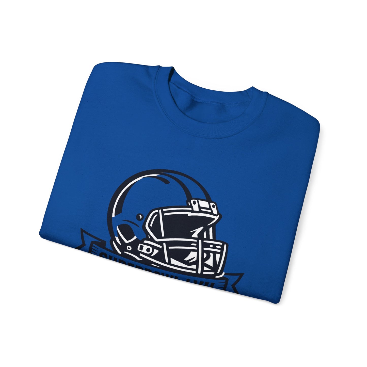 Flu-Like Symptoms Football Helmet Crewneck Sweatshirt | Superbowl LVII Design