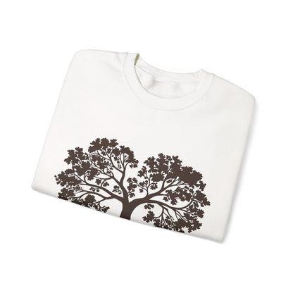 Tree of Life Sweatshirt — Heart-Shaped Roots & Branches Crewneck | Sweat Shirt