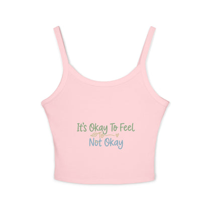 It's Okay To Feel Not Okay Tank Top | Mental Health Awareness