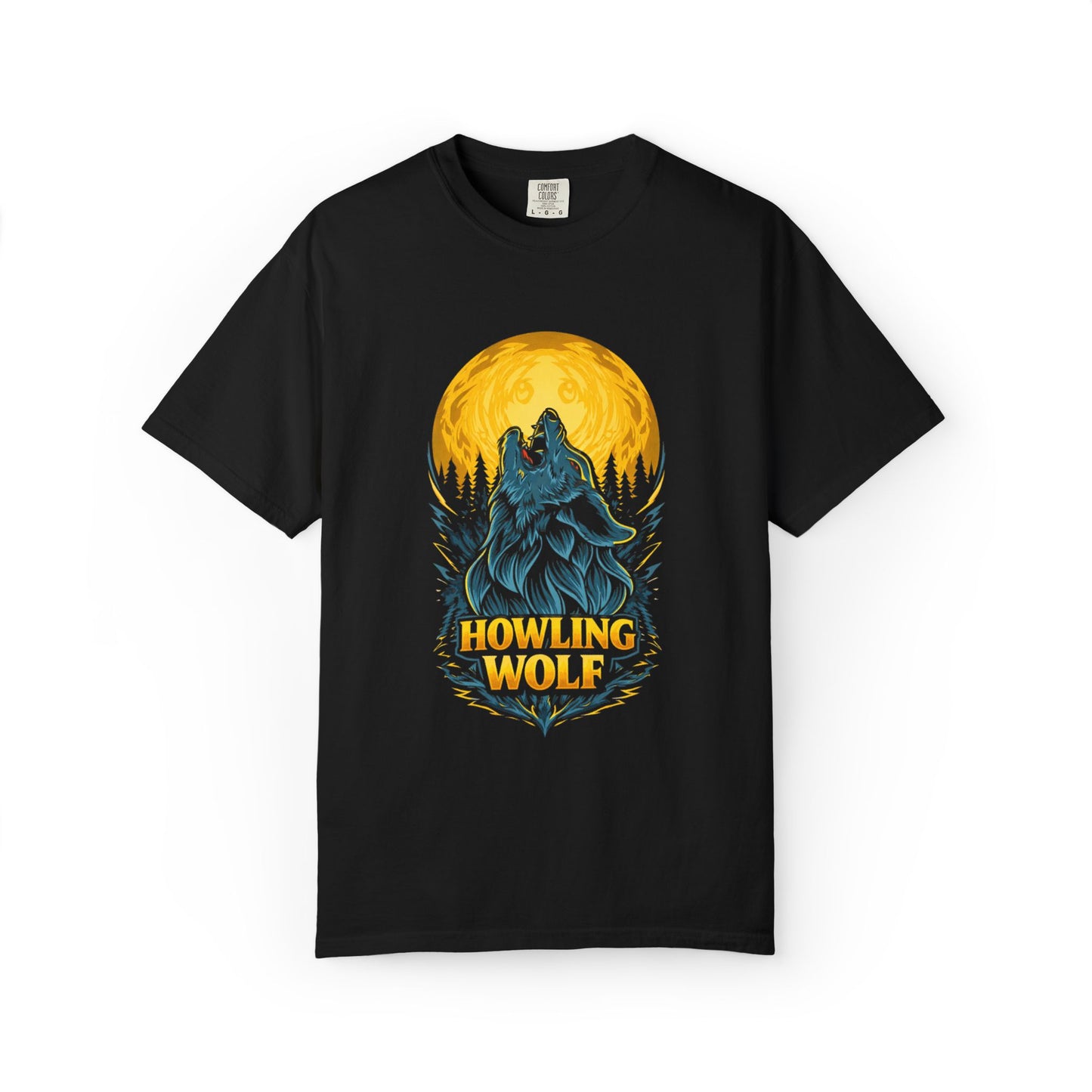 Howling Wolf T-Shirt — Vintage Moon Graphic Tee