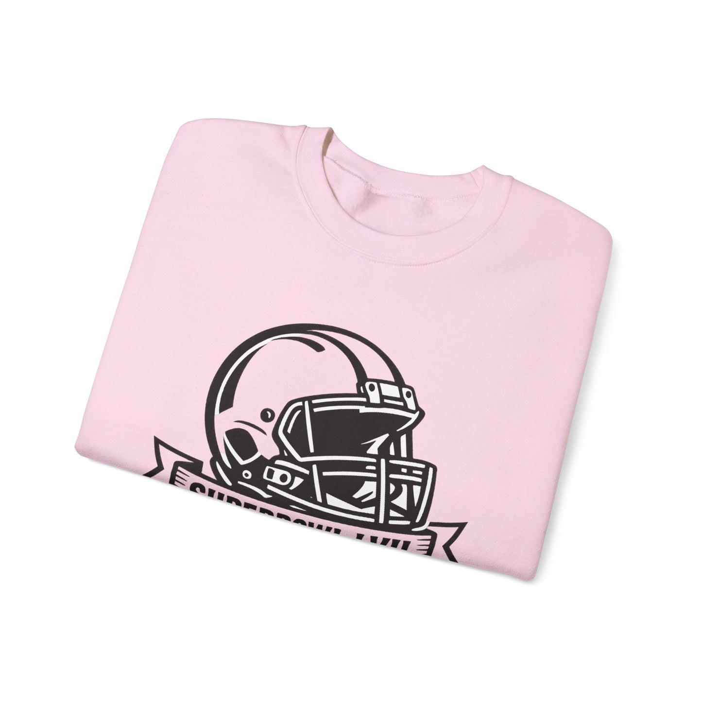 Flu-Like Symptoms Football Helmet Crewneck Sweatshirt | Superbowl LVII Design