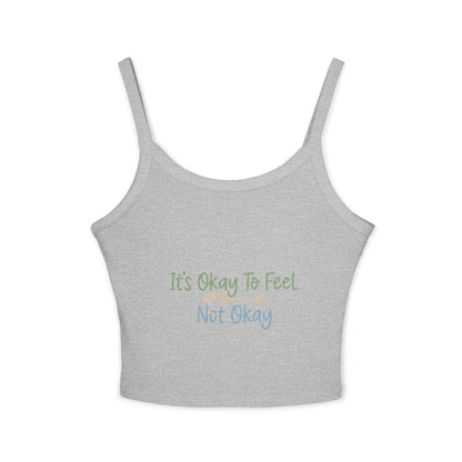 It's Okay To Feel Not Okay Tank Top | Mental Health Awareness