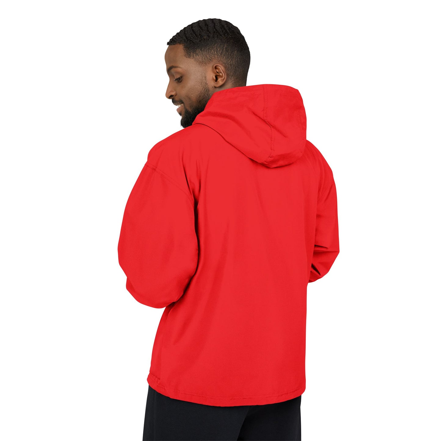 Anorak Jacket — Bright Packable Windbreaker with 'KING' Graphic