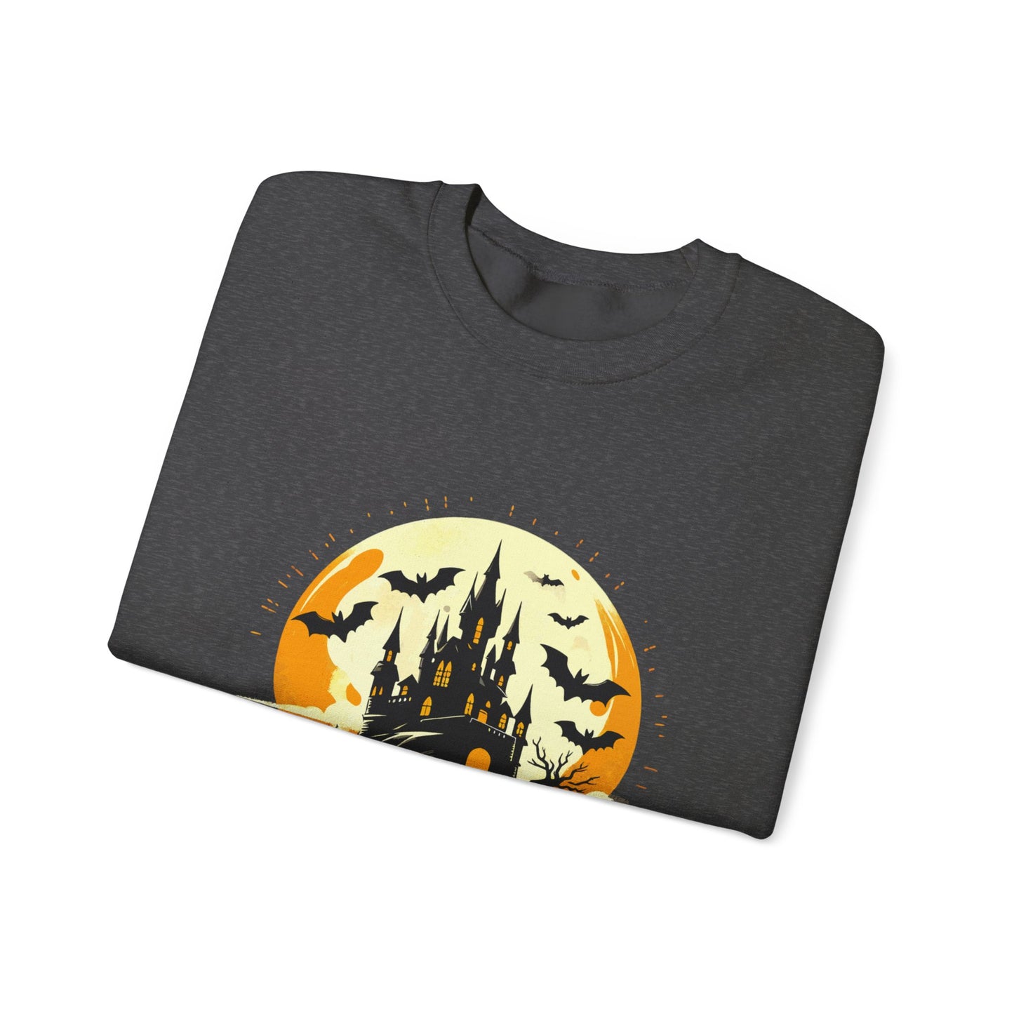Spooky Nights Sweatshirt — Halloween Haunted Castle Crewneck
