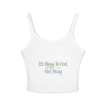 It's Okay To Feel Not Okay Tank Top | Mental Health Awareness