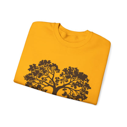 Tree of Life Sweatshirt — Heart-Shaped Roots & Branches Crewneck | Sweat Shirt