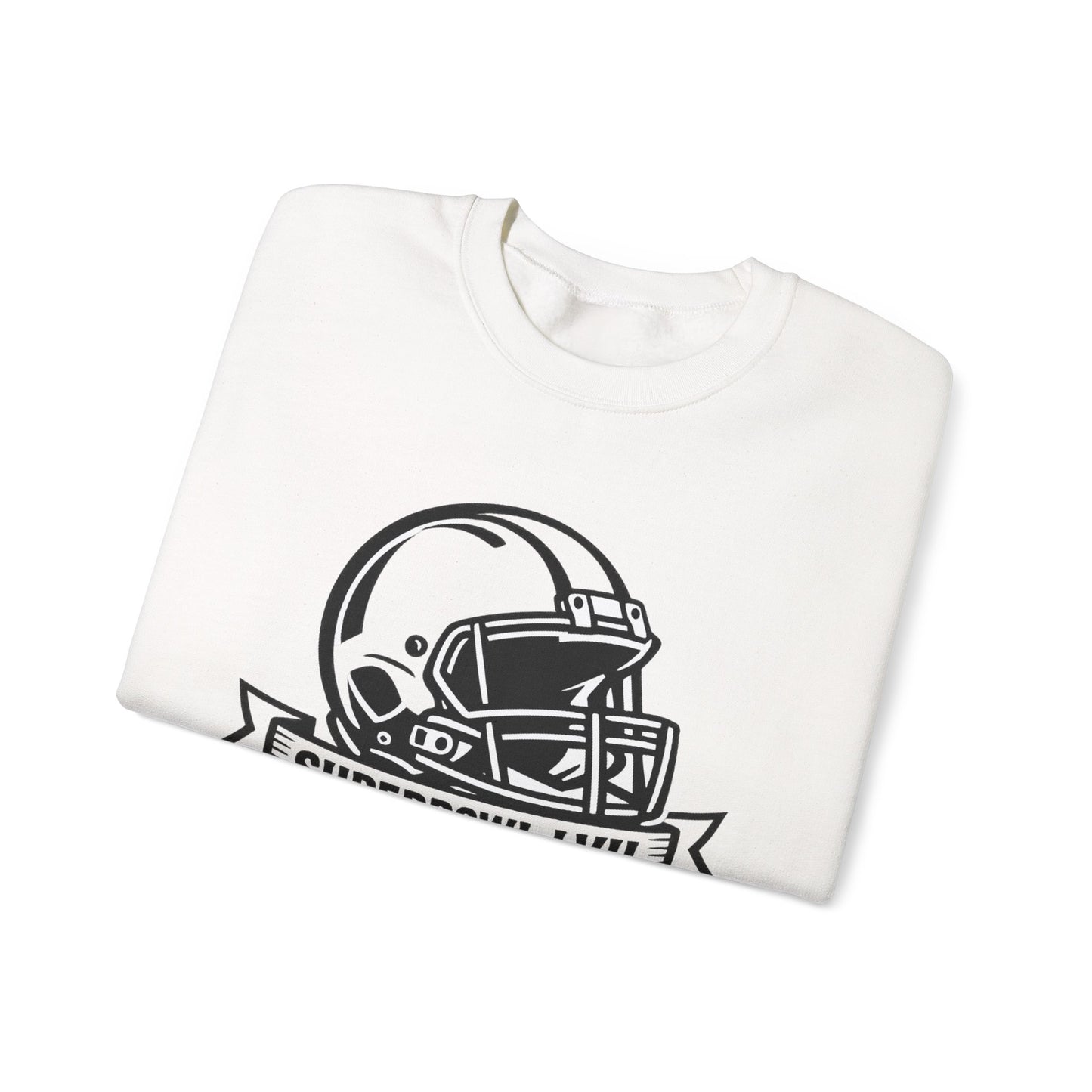 Flu-Like Symptoms Football Helmet Crewneck Sweatshirt | Superbowl LVII Design