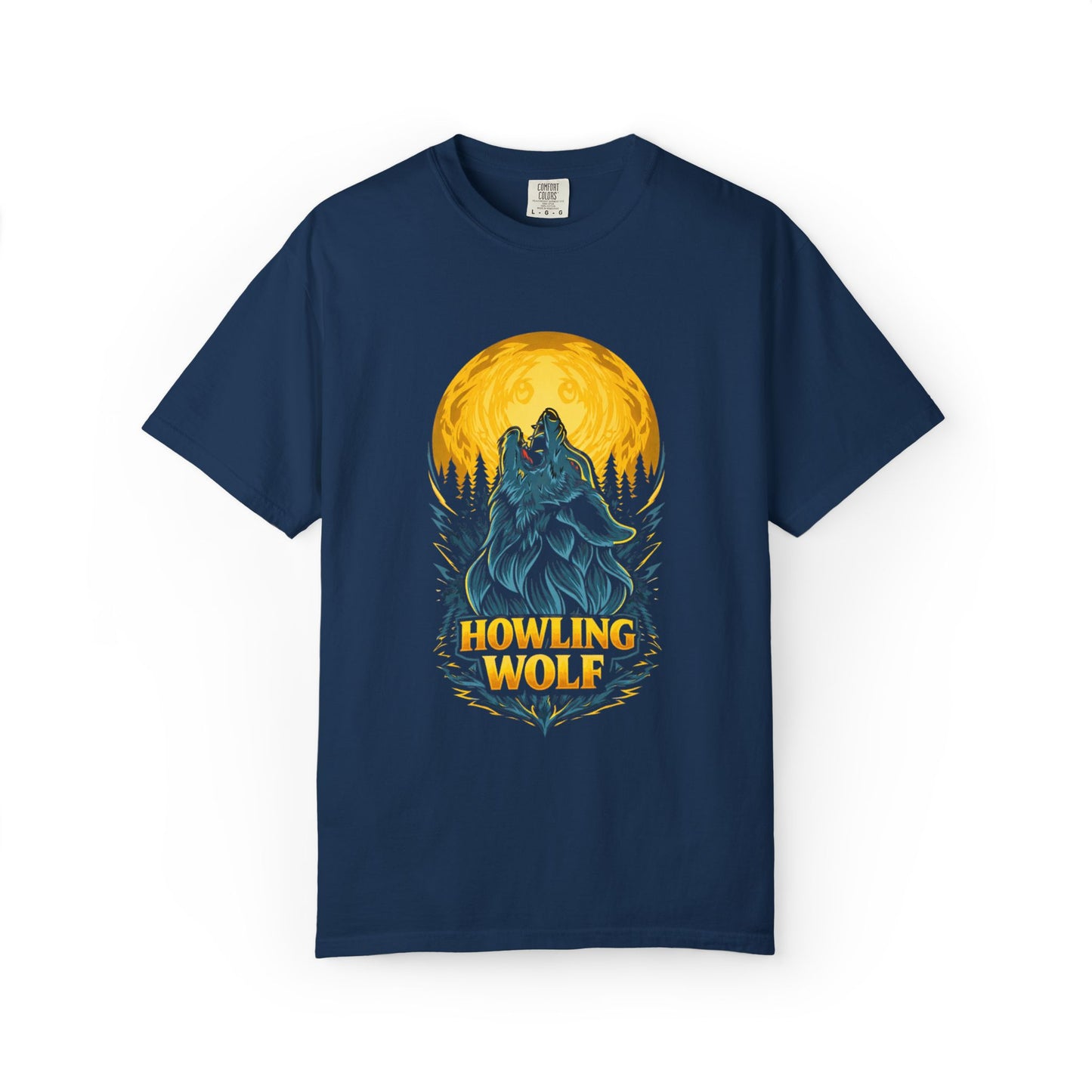 Howling Wolf T-Shirt — Vintage Moon Graphic Tee