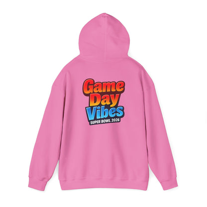 Game Day Vibes Hoodie | I’m Just Here for Good Food and Commercials Hooded Sweatshirt
