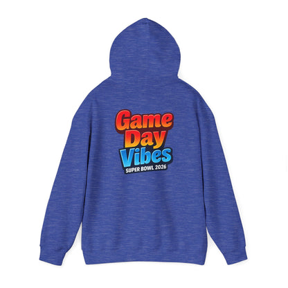 Game Day Vibes Hoodie | I’m Just Here for Good Food and Commercials Hooded Sweatshirt