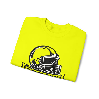 Flu-Like Symptoms Football Helmet Crewneck Sweatshirt | Superbowl LVII Design