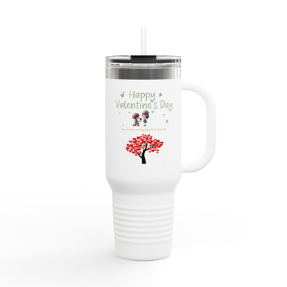 Happy Valentine's Day Travel Mug | 40oz Insulated Tumbler