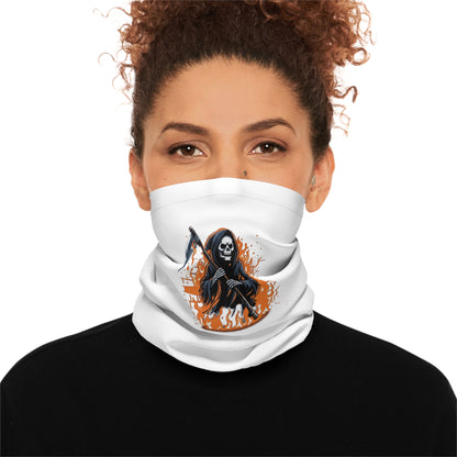 Grim Reaper Neck Gaiter – Lightweight Halloween Face Covering