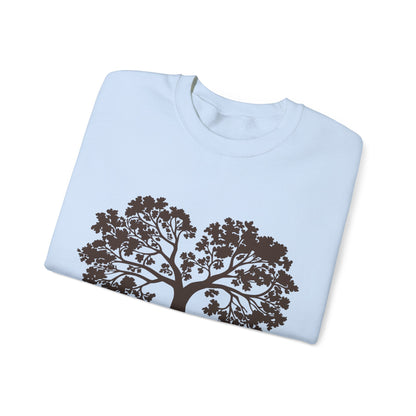 Tree of Life Sweatshirt — Heart-Shaped Roots & Branches Crewneck | Sweat Shirt