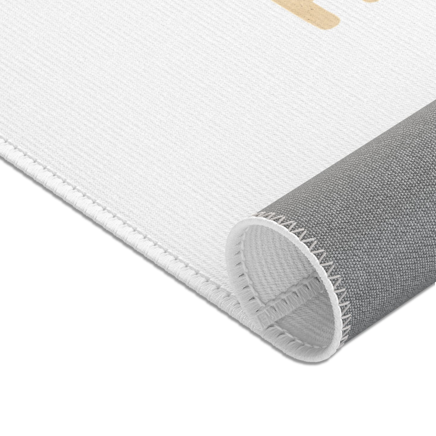 Coffee With a New Passion Area Rug — Minimalist Coffee Quote Kitchen Rug