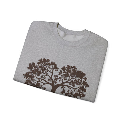 Tree of Life Sweatshirt — Heart-Shaped Roots & Branches Crewneck | Sweat Shirt
