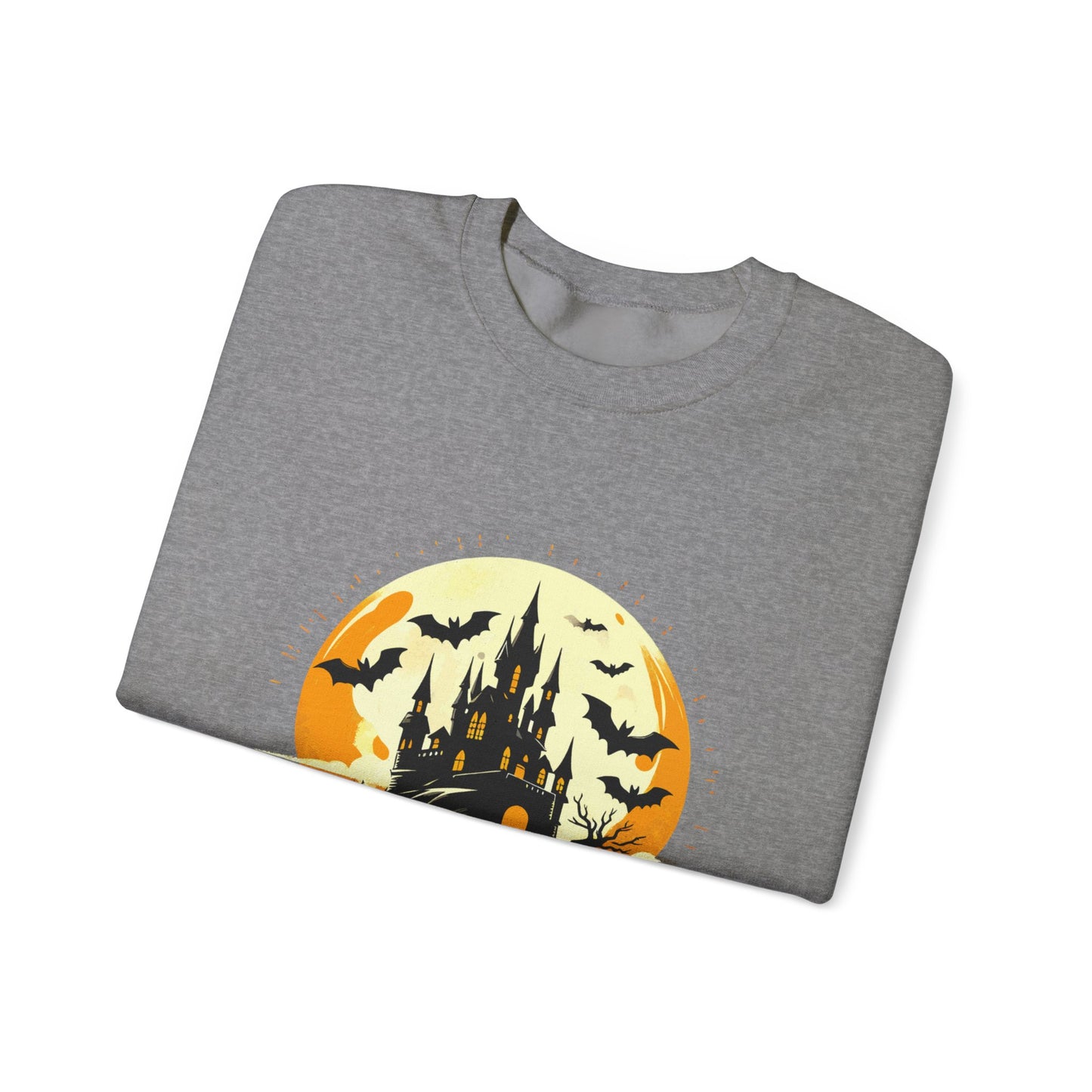 Spooky Nights Sweatshirt — Halloween Haunted Castle Crewneck