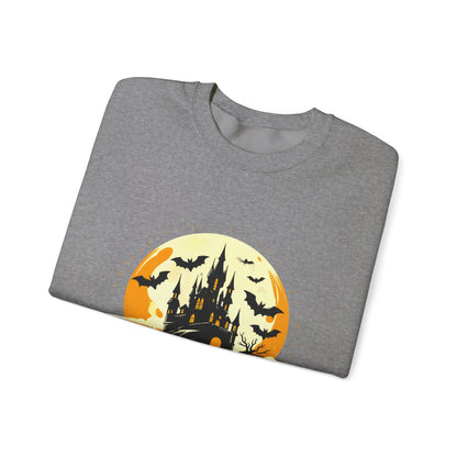 Spooky Nights Sweatshirt — Halloween Haunted Castle Crewneck