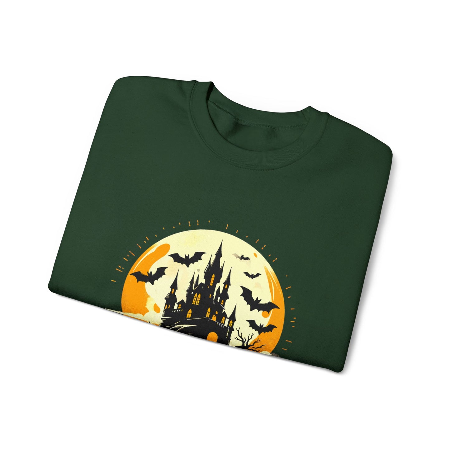 Spooky Nights Sweatshirt — Halloween Haunted Castle Crewneck