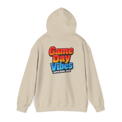 Game Day Vibes Hoodie | I’m Just Here for Good Food and Commercials Hooded Sweatshirt