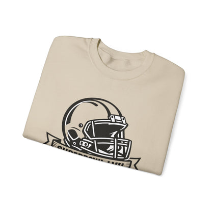 Flu-Like Symptoms Football Helmet Crewneck Sweatshirt | Superbowl LVII Design