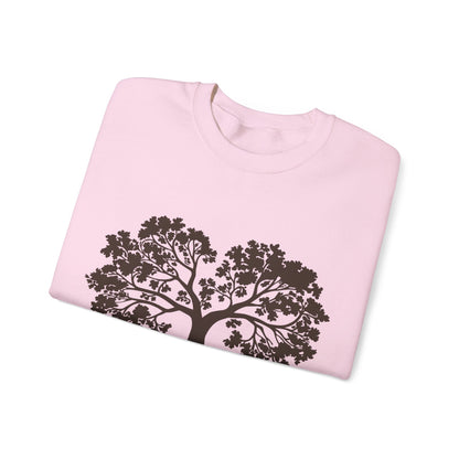 Tree of Life Sweatshirt — Heart-Shaped Roots & Branches Crewneck | Sweat Shirt