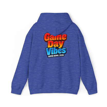 Game Day Vibes Hoodie | I’m Just Here for Good Food and Commercials Hooded Sweatshirt
