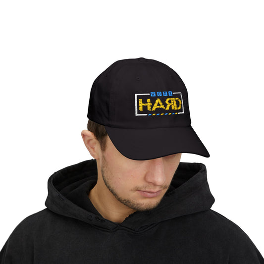Work Hard Embroidered Dad Cap – Motivational Baseball Hat